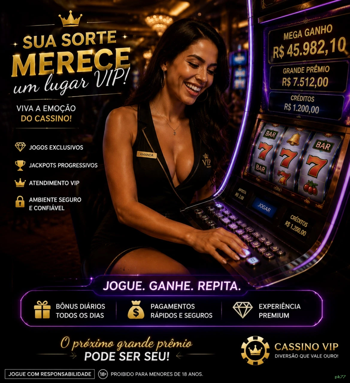 pk77 — plataforma segura e premiada de apostas